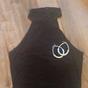 Black fitted shirt /black /small